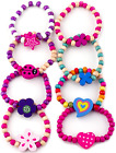 Little Princess Party Jewellery LPPB-008 8 Bracelets Colourful Wooden Jewellery