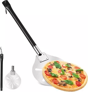 Leonyo 8 Pollici Sbuccia Pizza Traforata, Sbuccia Rotonda per Pizza Tornitura Acciaio Inox... - Foto 1 di 3