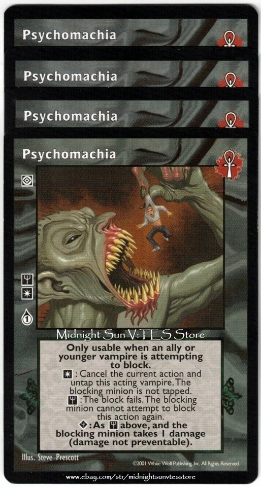 Psychomachia x4 Bloodlines V:TES VTES Vampire CCG - Image 1 of 1