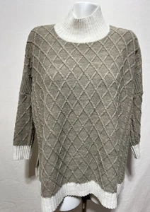 Suéter Mersea Lisbon Traveler para mujer en beige madera a la deriva 0S talla única de gran tamaño - Imagen 1 de 6