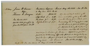 1853 Court Records Sheriff Venta Recuperación de Deuda Beck, Carson, Hively, Johnston - Imagen 1 de 2
