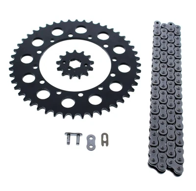 Cadena y piñón Kawasaki 90-93, 97-98 KX250 / 89-04 KX500 negro 13/48 114L Foto 1 de 4