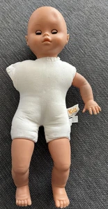 Muñeca de goma/plástico vintage solo para niños sin ropa párpados móviles 16" - Imagen 1 de 5