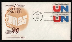 #1419 6c Par Naciones Unidas, Fleetwood H/C FDC **CUALQUIER 5 = ENVÍO GRATUITO** - Imagen 1 de 1