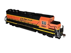 BNSF 3001 HO scale DC locomotive GP40-2R Bachmann Rail Chief locomotive - Picture 1 of 4