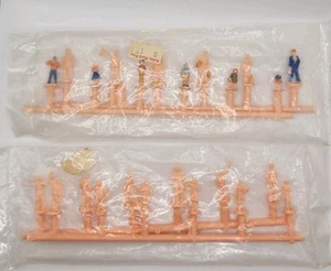 HO Scale 24 Painted/unpainted Standing Passenger Figures Men and Women - Picture 1 of 11