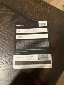 GameStop Gift Card - $163.30 Balance - Fast Shipping - Picture 1 of 2