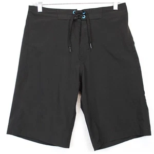 Ocean Pacific OP Flex 4 Way Stretch Swim Trunks Shorts Men 28 Black Side Pocket - Picture 1 of 13