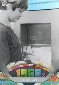 2011 Topps American Pie Trading Card Foil #101 The First ATM - Picture 1 of 2
