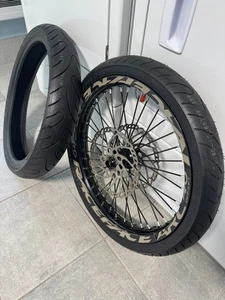 Surron/Talaria 17" supermoto tire set; front wheel - Picture 1 of 10