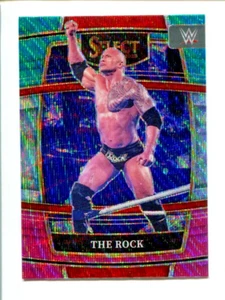 Panini Select WWE 2022 Tri-Color Prizm #20 - Concourse - The Rock - Imagen 1 de 1