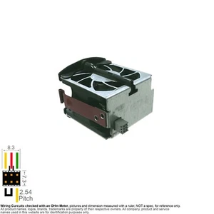Fan System Cooling Server Cooler HP 279036-001 60mm 60x60x38mm Proliant DL380 G4 - Picture 1 of 6