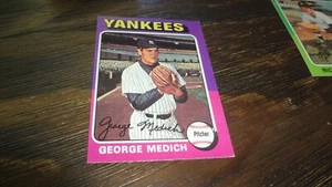1975 TOPPS MINI # 426 GEORGE MEDICH BASEBALL CARD - Picture 1 of 2