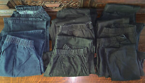 Lot Of 8 DENIM 24/7 Sz 16W  Pull On Dark Wash Curvy Skinny Leg Stretch Jeans
