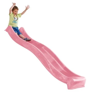 4iQ Wellenrutsche Wasserrutsche 220 cm Pastellrosa Rutsche - Bild 1 von 4
