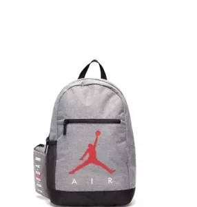 NEW RETRO MICHAEL JORDAN 1 FLIGHT BACKPACK RUCKSACK SPORT BAG GREY JUMPMAN LRG - Picture 1 of 16