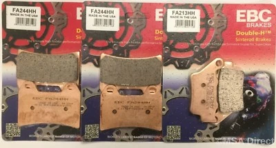 EBC Sintered FRONT and REAR Disc Brake Pads Fits BMW F800S / ST (2006 to 2017) - Image 1 of 4