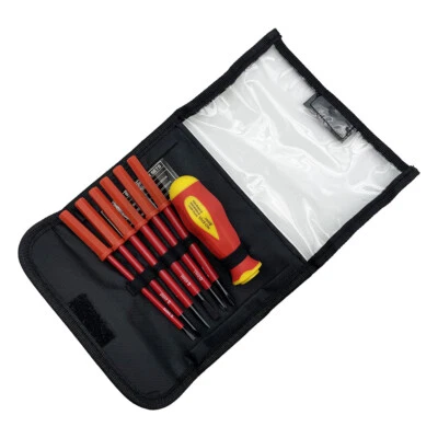 7Pcs Screwdriver Set Phillips Flat Slotted Electrician Multi-purpose Insulated - Image 1 of 4