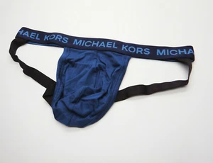 Michael Kors Men's Stretch Jock Jockstrap Underwear, Size L Blue - NWOT! - Picture 1 of 2