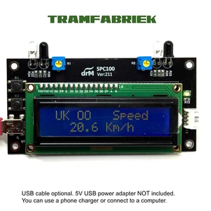 Compteur de vitesse pour trains miniatures jauge OO, N, O et H0 par drM (Art SPC100R) - Photo 1 sur 7