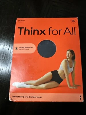 Ropa interior Thinx para todo período cintura alta 1x negra Foto 1 de 4