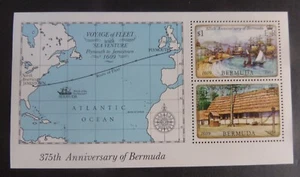 Bermuda 1984 MS477 375th Ann first settlement sailing ship MNH UM unmounted mint - Imagen 1 de 1