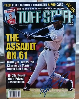 REVISTA TUFF STUFF - "The Assault on 61" Octubre 1997 Usado BONITO Griffey Jr. Foto 1 de 3