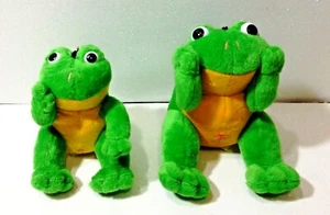 RANA FROG PELUCHE PORTACHIAVI O VENTOSA PLUSH 11 / 13 CM SCEGLI IL MODELLO - Foto 1 di 7