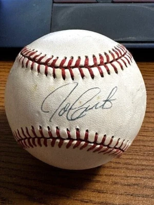 ¡BÉISBOL OAL AUTOGRAFIADO FIRMADO POR JOE CARTER!  Azulejos, indios! Foto 1 de 4