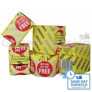 1000 x "BUY ONE GET ONE FREE" Shop Retail Price Labels Stickers QUALITY 45mm - Picture 1 of 5