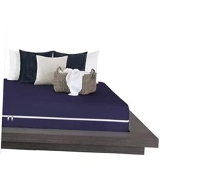 Zipper Fitted Sheet King Size (78X80), 100% Microfiber Fitted Sheet 1 Piece - Picture 1 of 7