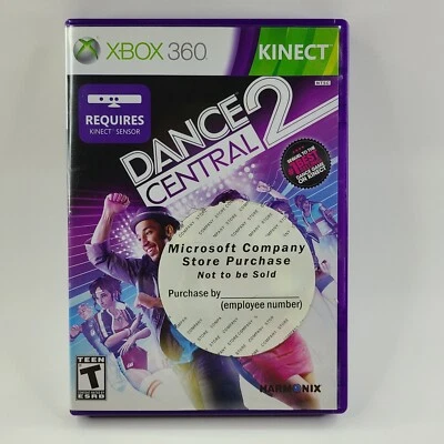 Dance Central 2 Microsoft Xbox 360 Harmonix 2011 Complete With Manual  - Image 1 of 4