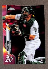 2020 Topps Chrome Pink Refractor #32 Sean Murphy Rookie