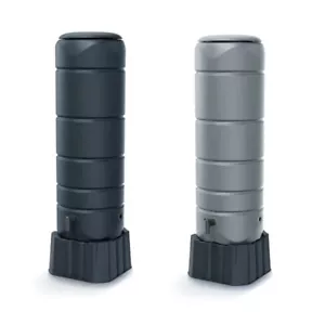 Regenwassertonne Regentonne Regenbehälter Regentank 110L mit Standfuss und Hahn - Bild 1 von 3