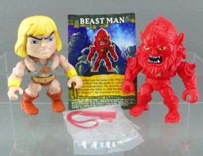 Loyal Subjects Masters Of Universe MOTU HE-MAN & BEASTMAN 3" Vinyl Figures Lot - Image 1 of 4