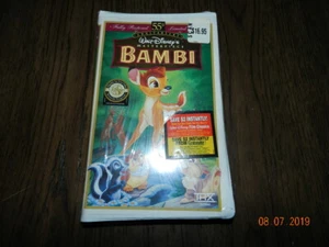 Walt Disney Bambi ~ VHS ~ Masterpiece 55th Anniversary ~ Limited Edition ~ New!! - Picture 1 of 2