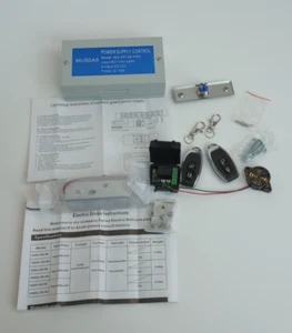 Access Control Electric Strike Door Lock Fail-Secure Kit System with 2 Remotes - Picture 1 of 6
