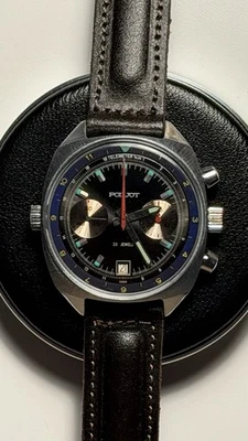 Reloj cronógrafo mecánico vintage 1990 Poljot 3133 38 mm URSS Foto 1 de 4