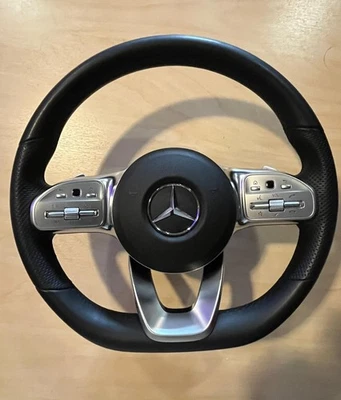 Mercedes A B C E G W205 W177 W213 W238 W167 lenkrad Steering Wheel Facelift OEM - Bild 1 von 4