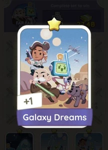 Galaxy Dreams - Monoply Go Sticker Fast Sending!! - Picture 1 of 1