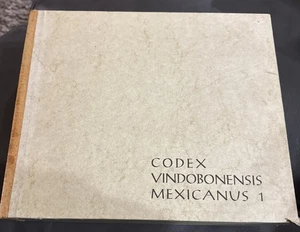 Codex Vindobonensis Mexicanus I Manuscript Boxed Folded Paper Image Book In Box - Imagen 1 de 16