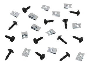 1973-1974 Corvette Grill Mount Screw with U-Nut Center & Outer 24 Pieces - Bild 1 von 1