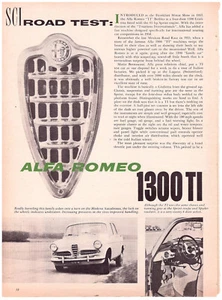 LOTTO 4, 3 test su strada ALFA ROMEO vintage dal 1958 riviste auto USA. - Foto 1 di 4