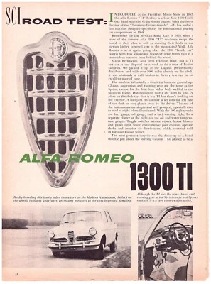 LOTE DE 4, 3 revistas de coches vintage ALFA ROMEO ROMEO de 1958 EE. UU. Foto 1 de 4