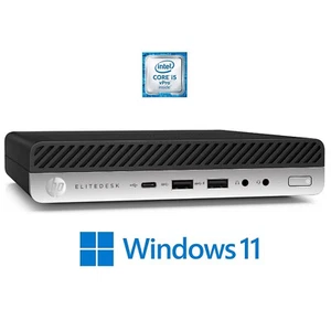 HP 800 G4 Mini PC, Core i5 8500T 16GB 256GB SSD Windows 11 PRO - Picture 1 of 6