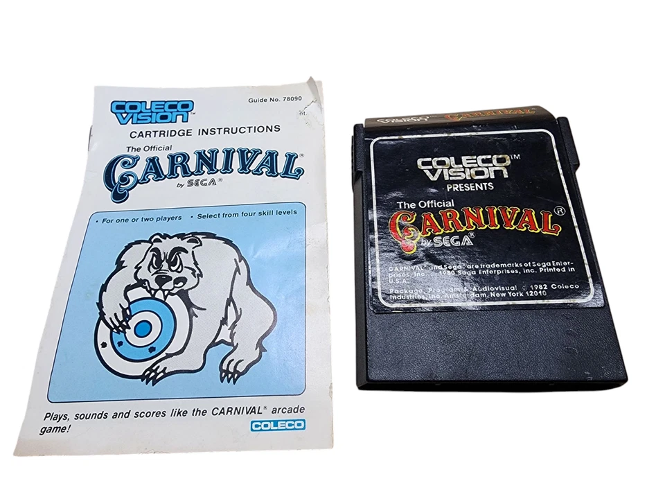Colecovision Carnival w/ Manual - Image 1 of 3