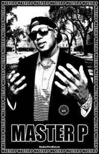 MASTER P 11x17 "Black Light" Poster - Picture 1 of 1