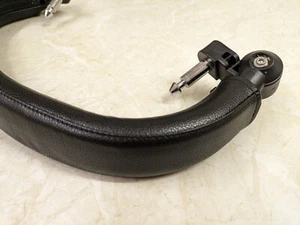 Faux Leather Bumper Bar COVER For Single Out N About 360 / Sport Buggy V2 -V5 - Picture 1 of 11