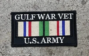 MILITÄR PATCH - U.S. ARMY GOLF WAR VETERAN - 2"X4" - Bild 1 von 1