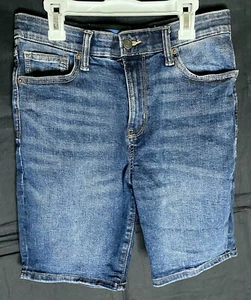 NWOT OLD NAVY BOYS DENIM SHORTS MEDIUM WASH 360 STRETCH SIZE 16 SLIM - Picture 1 of 2